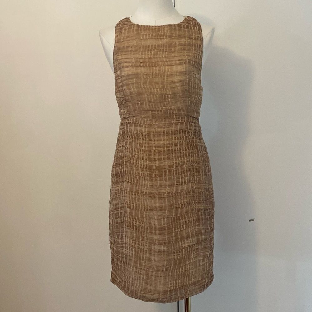 Alice & Olivia Ginger Ruched Chiffon Silk Mini Dress Size 4 - Picture 3 of 15